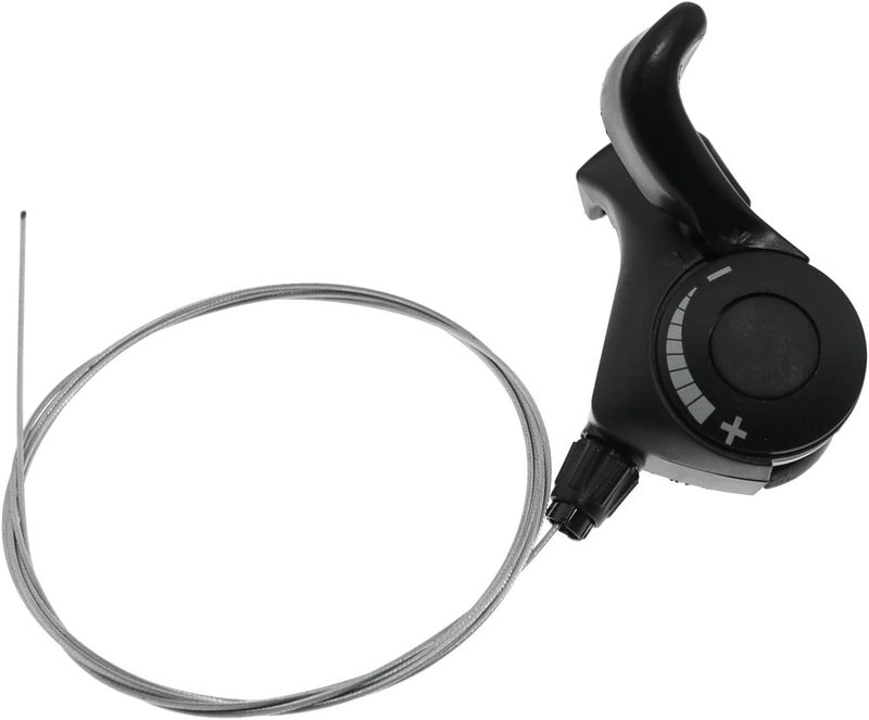 Maxmoral Bicycle Shifters Single Pair Outdoor Mountain Bike Left Thumb 3 Speed Shifter TX 30 Shifter Bicycle Front & Rear Shift Paddle Shifters for Electric Folding Bike - Image 1